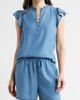 caslon(r) caslon(r) Flutter Sleeve Popover Chambray Top - 1