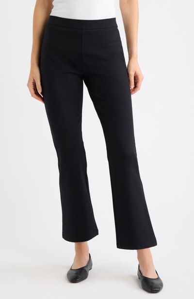 caslon(r) caslon(r) High Waist Ponte Ankle Kick Flare Pants