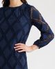 caslon(r) caslon(r) Lace Lattice Bracelet Length Cotton Dress - 5