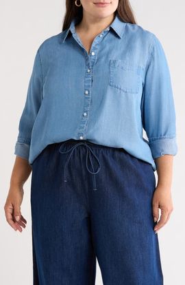 caslon(r) caslon(r) Long Sleeve Chambray Shirt