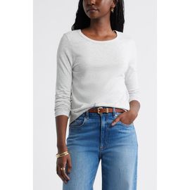 caslon(r) caslon(r) Long Sleeve Slub Crewneck T-Shirt
