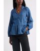 caslon(r) caslon(r) Peplum Cotton Chambray Top - 1