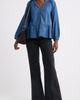 caslon(r) caslon(r) Peplum Cotton Chambray Top - 2