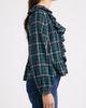 caslon(r) caslon(r) Plaid Ruffled Front Popover Top - 4