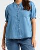 caslon(r) caslon(r) Puff Sleeve Chambray Button-Up Shirt - 1