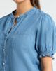 caslon(r) caslon(r) Puff Sleeve Chambray Button-Up Shirt - 4