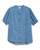 caslon(r) caslon(r) Puff Sleeve Chambray Button-Up Shirt - 5