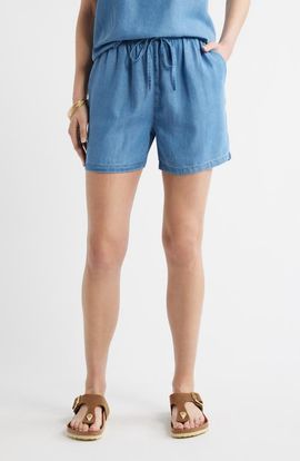 caslon(r) caslon(r) Pull-On Chambray Shorts