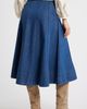 caslon(r) caslon(r) Seamed A-Line Denim Midi Skirt - 3