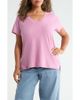 caslon(r) caslon(r) Short Sleeve Cotton & Modal V-Neck Pocket T-Shirt - 1