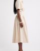 caslon(r) caslon(r) Stripe Pleated Dolman Sleeve Midi Shirtdress - 4