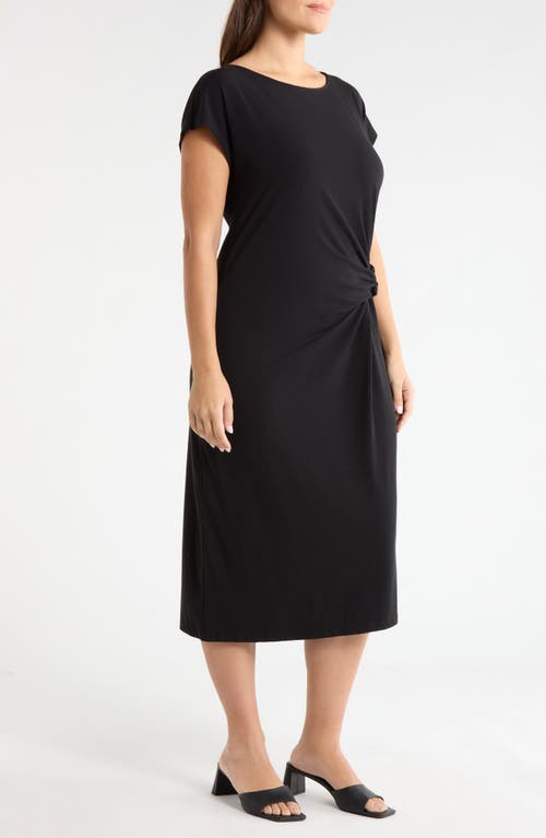 caslon three-quarter sleeve knit midi dress product info and reviews caslon(r) Polyusa