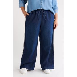 caslon(r) caslon(r) Wide Leg Chambray Pull On Pants