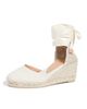 Castañer Castañer Carina Wedge Espadrilles Ivory - 1