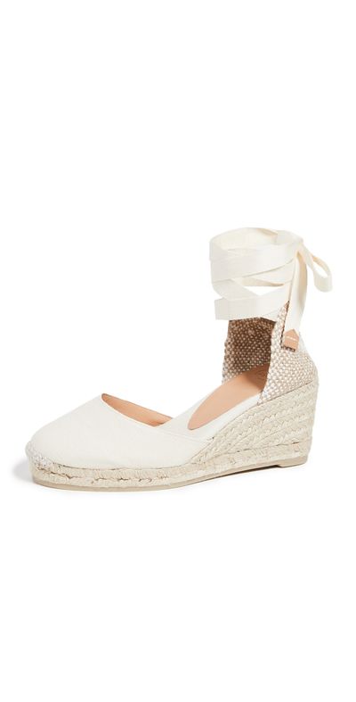 Castañer Castañer Carina Wedge Espadrilles Ivory