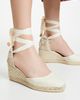Castañer Castañer Carina Wedge Espadrilles Ivory - 3