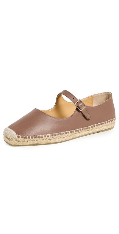 Castañer Castañer Pepa Mary Jane Flats Taupe/Natural