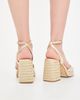 Castañer Castañer Valle Platform Sandals Blanco/Oro - 4