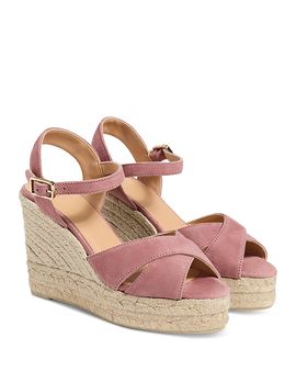 Castaner Castaner Women's Blaudell Crossover Strap Espadrille Wedge Platform Sandals