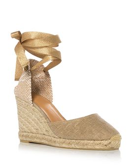Castaner Castaner Women's Carina Ankle Tie Espadrille Wedges