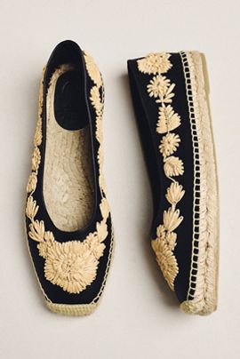Castaner Paris Embroidered Espadrille Flats