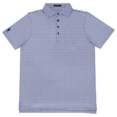 Castle Golf Castle Golf Castle Print Performance Polo Shirt