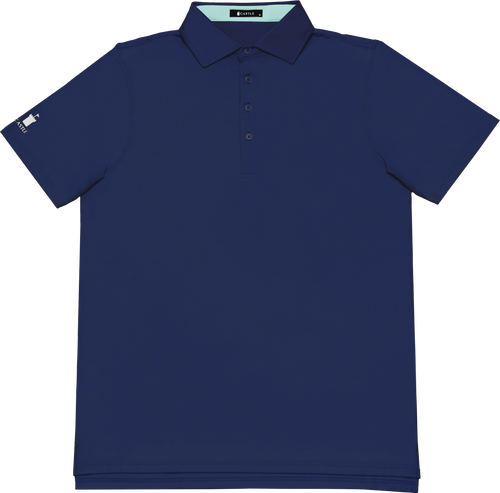 Castle Golf Castle Golf Performance Brushed Polo Shirt