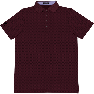 Castle Golf Castle Golf Print Performance Polo Shirt