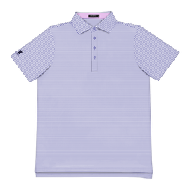 Castle Golf Castle Golf Stripe Yarn-Dye Performance Polo Shirt