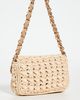 Caterina Bertini Caterina Bertini Woven Shoulder Bag Beige One - 4