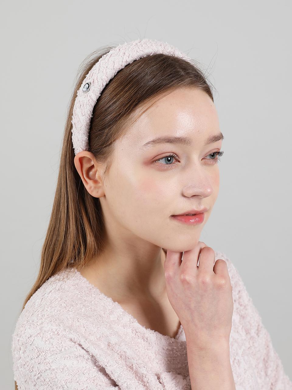 CATTLINE Antic Tweed HairBand (Pink)