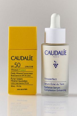 Caudalie Vinoperfect Dark Spot Brightening Serum & SPF 50 Sunscreen Set