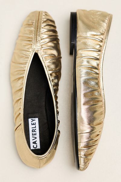 CAVERLEY Scrunch Ballet Flats