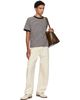 Cawley Cawley Beige & Blue Jersey Short Sleeve T-shirt - 4
