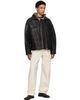 Cawley Cawley Black Flying Leather Jacket - 4