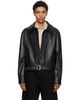 Cawley Cawley Black Rafe Leather Jacket - 1