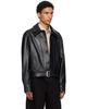Cawley Cawley Black Rafe Leather Jacket - 2