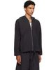 Cawley Cawley Brown & Navy Zip Up Hoodie - 2