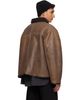 Cawley Cawley Brown Aviator Flying Leather Jacket - 3