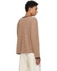Cawley Cawley Brown Jersey Long Sleeve T-shirt - 3