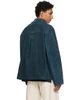 Cawley Cawley Navy Zip-Up Sandy Suede Jacket - 3