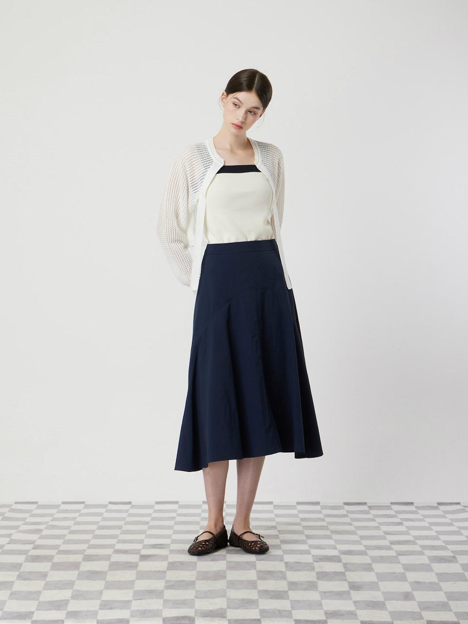 CC collect A-line Flare Skirt (C252MSD040)