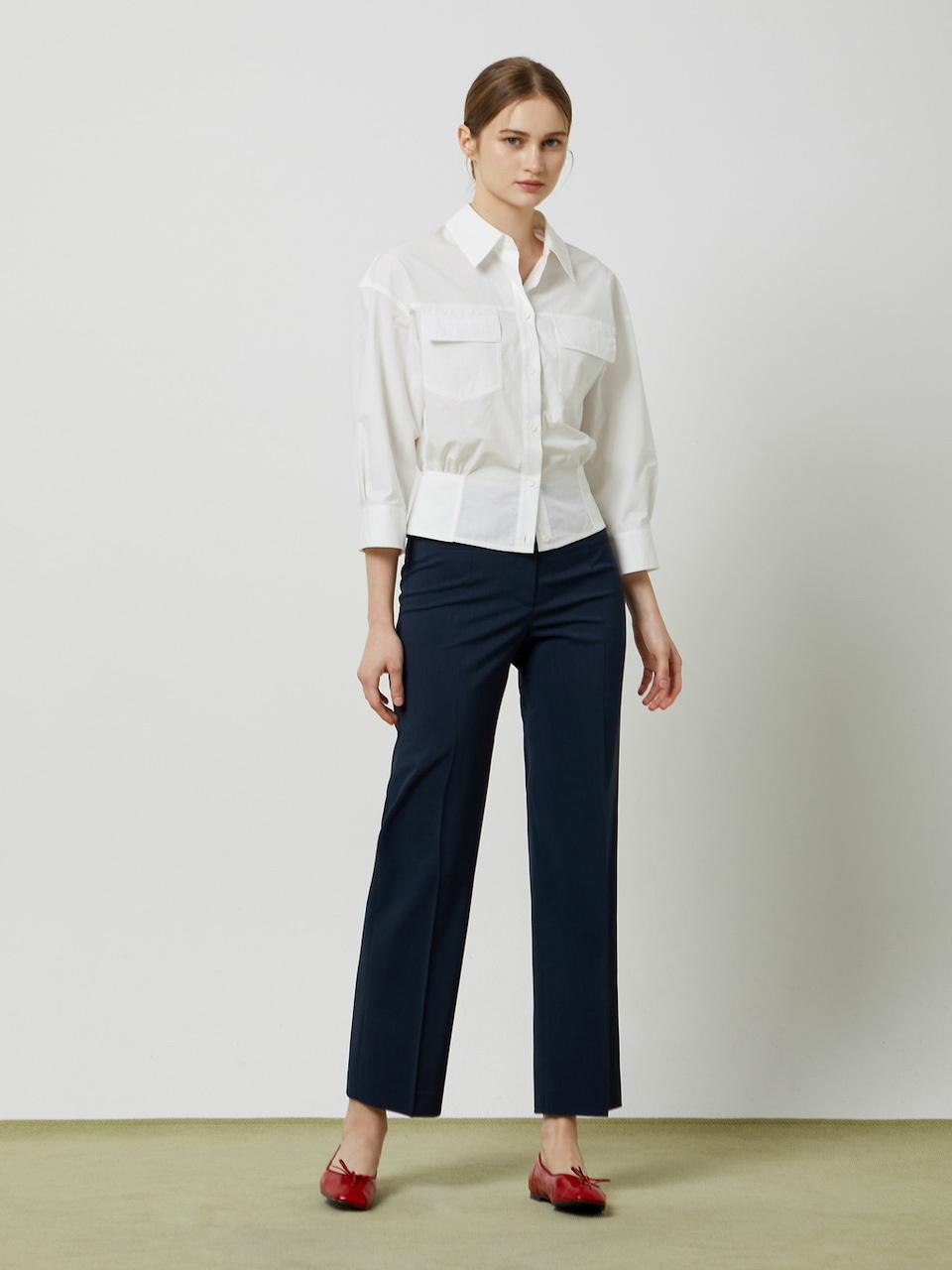 CC collect Backband Straight Pants DN_C243MSA002