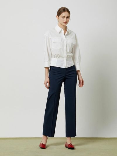 CC collect Backband Straight Pants DN_C243MSA002