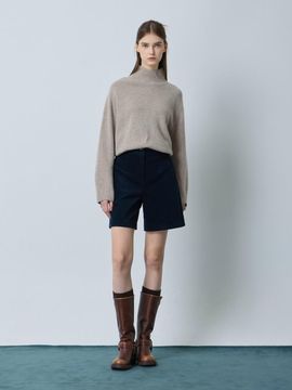CC collect Belted Corduroy Shorts NY_C244MSA054