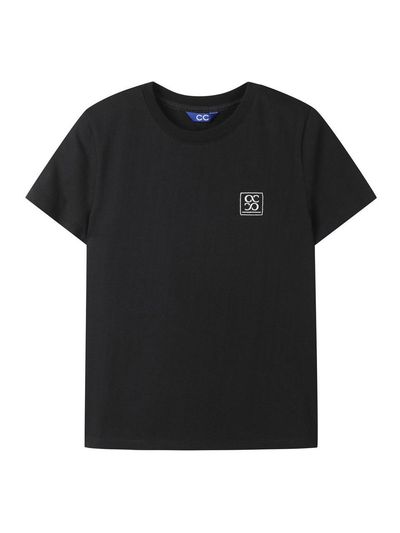 CC collect Embroidery Basic T-shirt [BK] (C252PSM331)