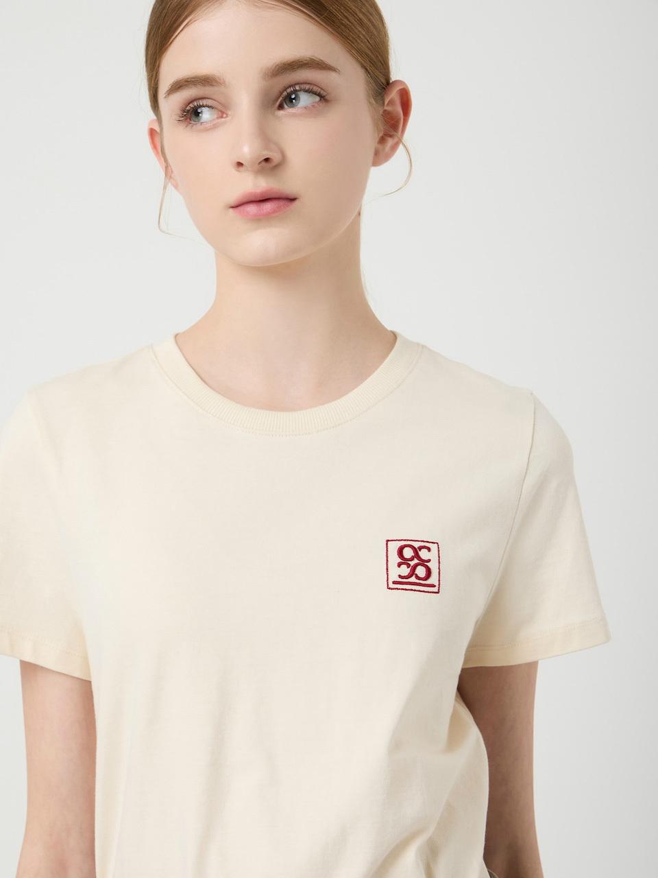 CC collect Embroidery Basic T-shirt (C252PSM331)