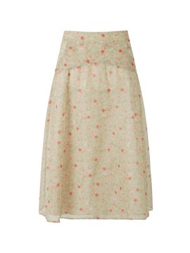 CC collect floral printed flare skirt BE_C244MSD039