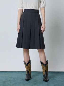 CC collect Inverted Pleated Skirt CG_C243MSD003