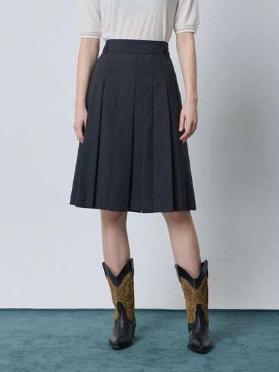 CC collect Inverted Pleated Skirt CG_C243MSD003